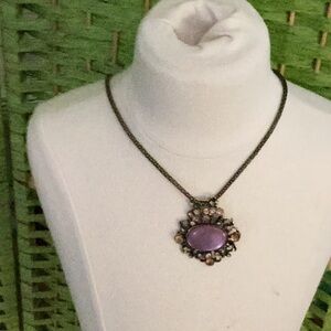 🌸NWT Delicate Antique Style Rhinestone Necklace Necklace 🌸